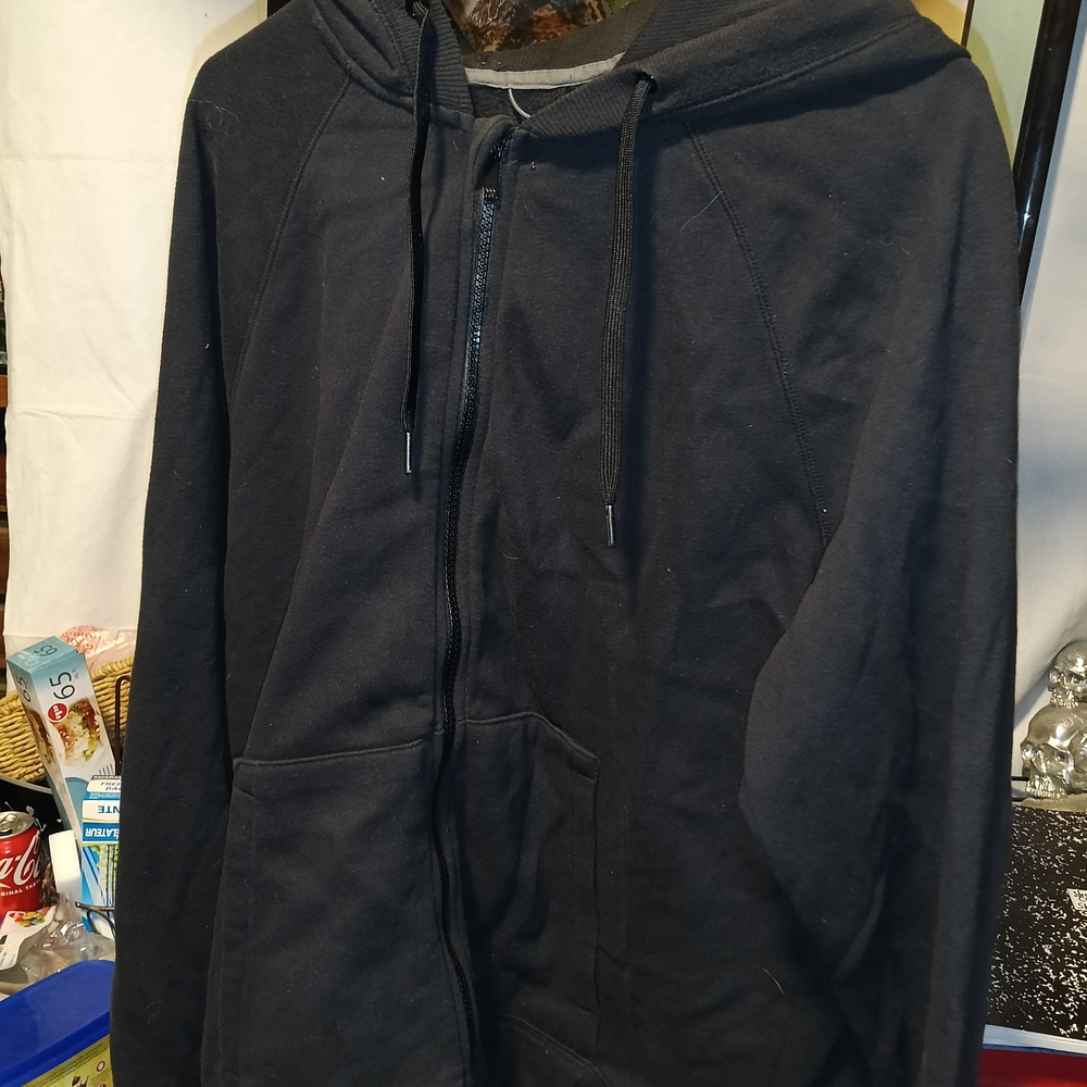 All in Motion Black Zip Up Sweater